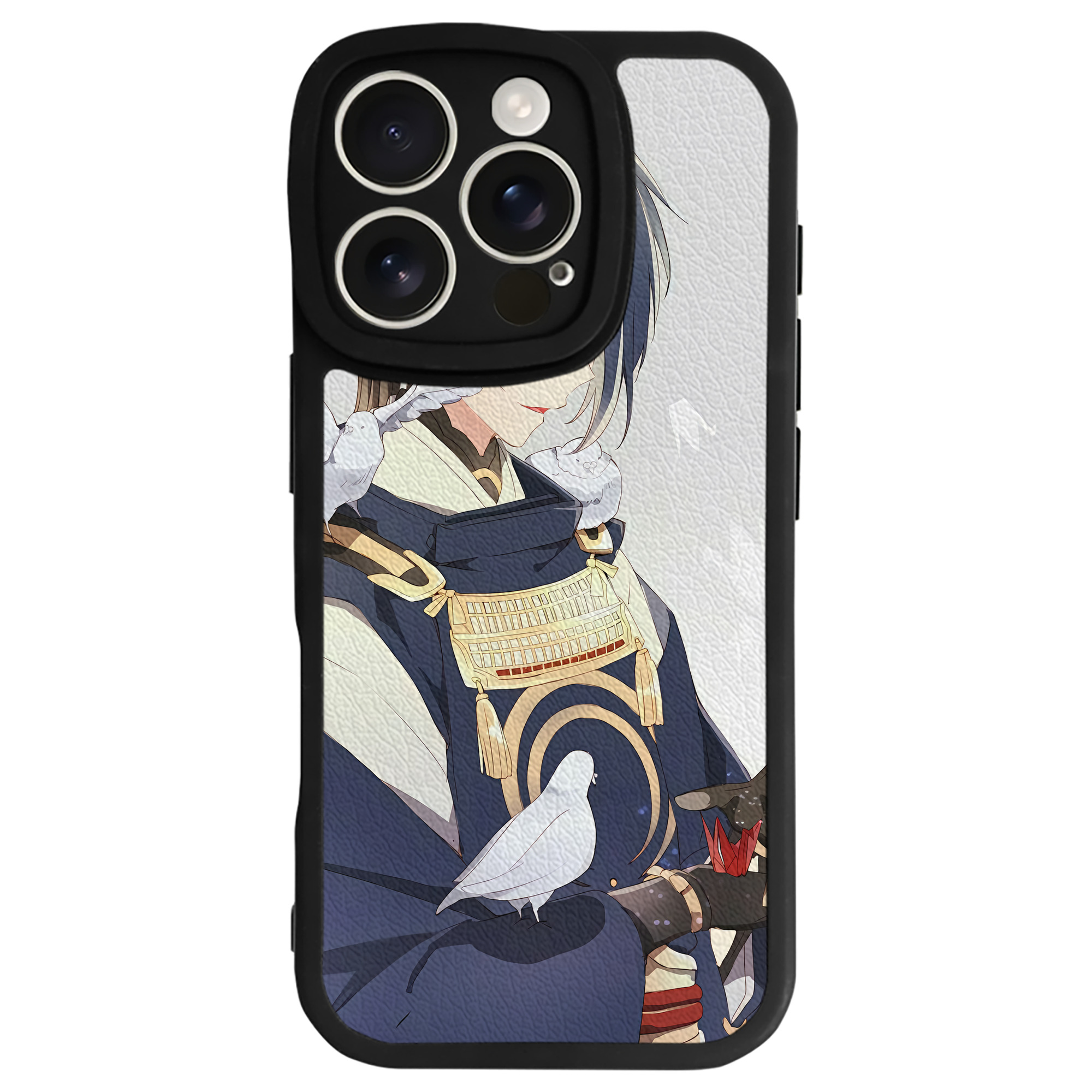 （画像用） 刀剣乱舞 Touken Ranbu 【iPhone 16シリーズ対応】シリコンスマホケース（レザー調） 材質：シリコン